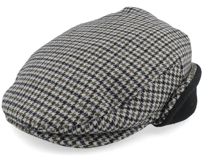 Brixton Hooligan Earflap Black/Grey/Charcoal Snap Cap online