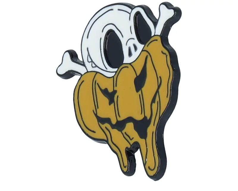 Cap Pins Cartoon Pumpkin Skull Metal Enamel Pin online