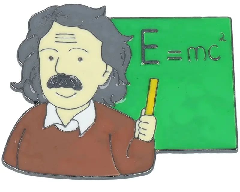 Cap Pins Famous Scientist Metal Enamel Pin online