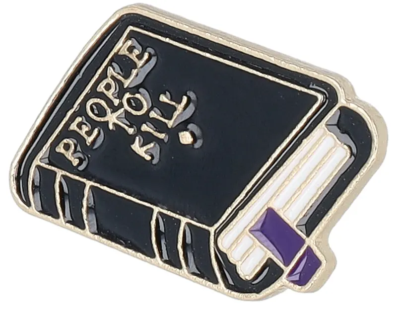 Cap Pins Kill Book Metal Enamel Pin online