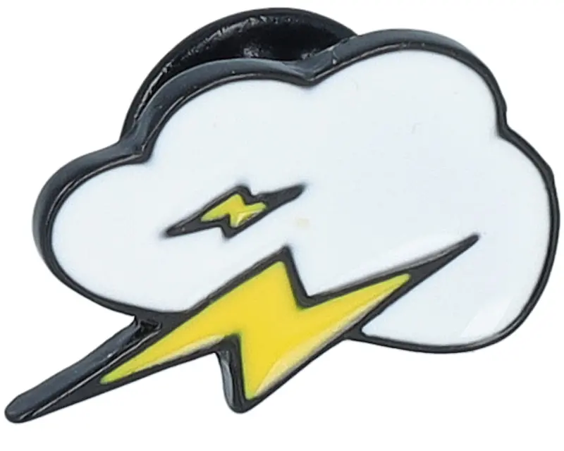 Cap Pins Lightning Cloud Metal Enamel Pin online