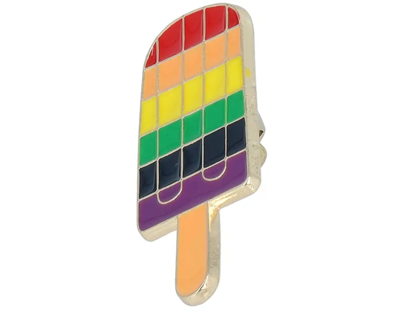 Cap Pins Rainbow Ice Cream Metal Enamel Pin online