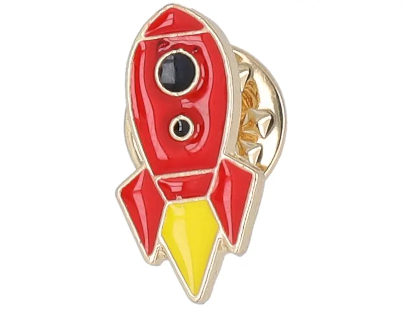 Cap Pins Space Rocket Metal Enamel Pin online