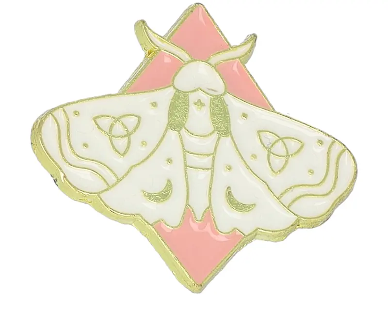 Cap Pins Witch Butterfly Light Metal Enamel Pin online