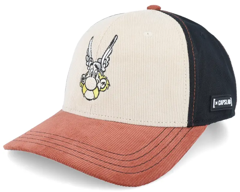 Capslab Asterix Cap Brown/Beige/Black Adjustable online