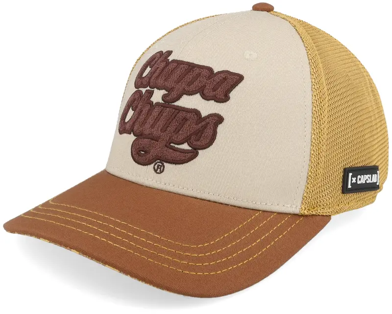 Capslab Chupa Chups Beige/White Trucker A-Frame Trucker online