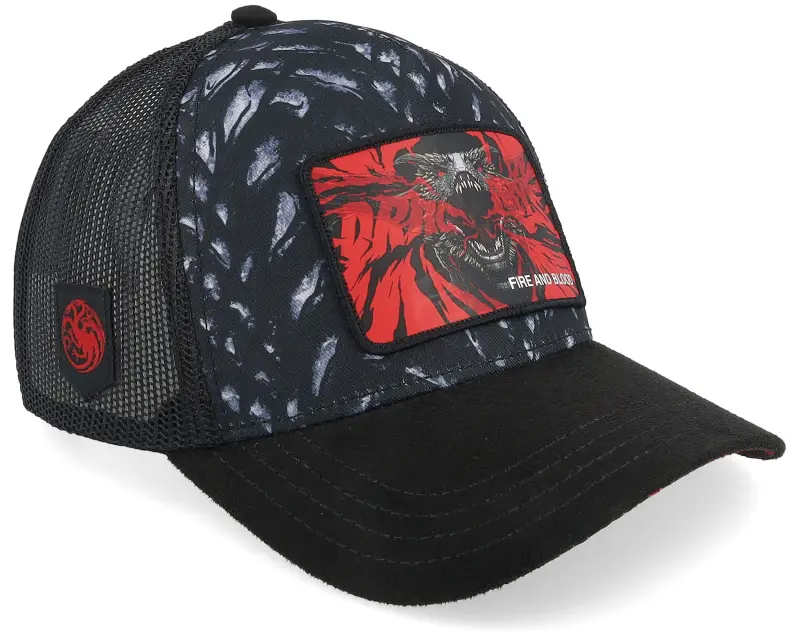 Capslab Game Of Thrones Fire And Blood Black A-Frame Trucker online
