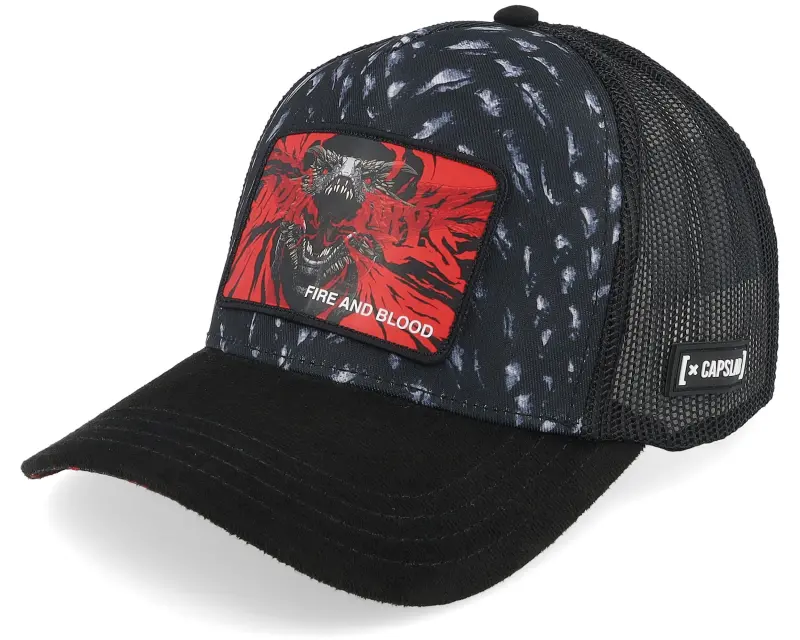 Capslab Game Of Thrones Fire And Blood Black A-Frame Trucker online