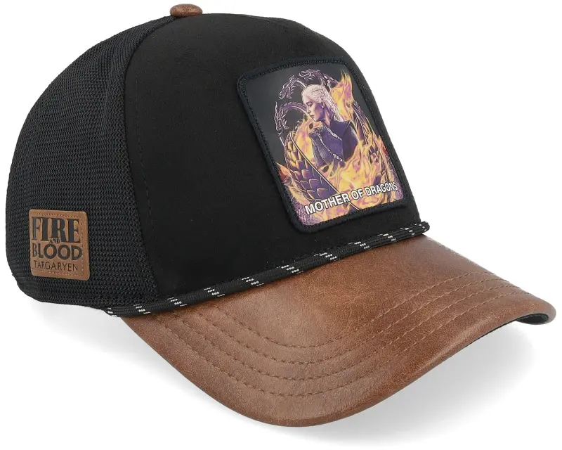 Capslab Game Of Thrones Mother Of Dragons Black/Brown A-Frame Trucker online