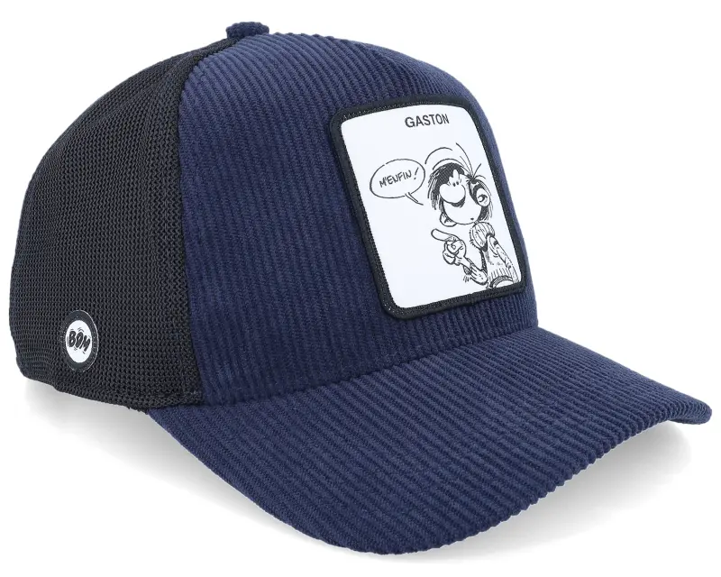 Capslab Gaston Square Patch Black A-Frame Trucker online