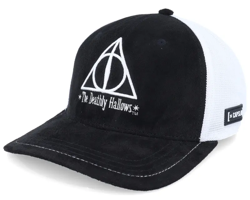 Capslab Harry Potter The Deathly Hallow Black/White Trucker online