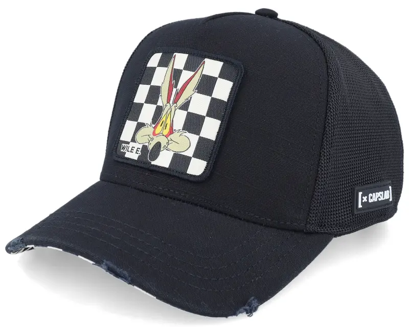 Capslab Looney Tunes Wile E Black A-Frame Trucker online