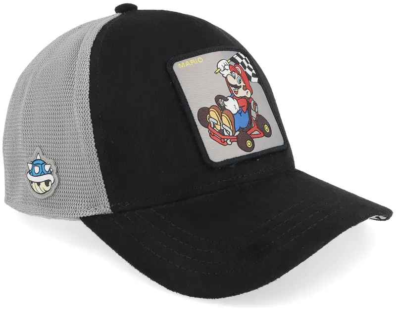 Capslab Mario Kart Black/Grey A-frame Trucker online
