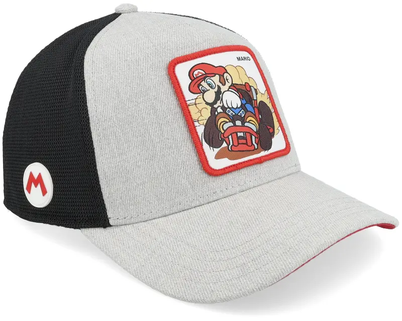 Capslab Mario Kart Grey/Black A-Frame Trucker online