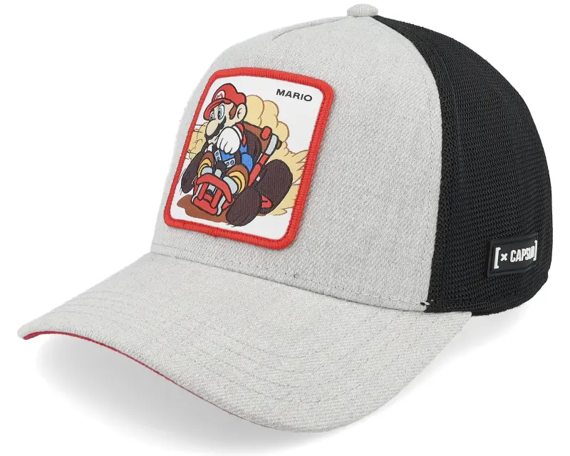 Capslab Mario Kart Grey/Black A-Frame Trucker online