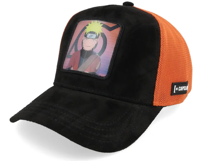 Capslab Naruto Uzumaki Orange/Black A-frame Trucker online