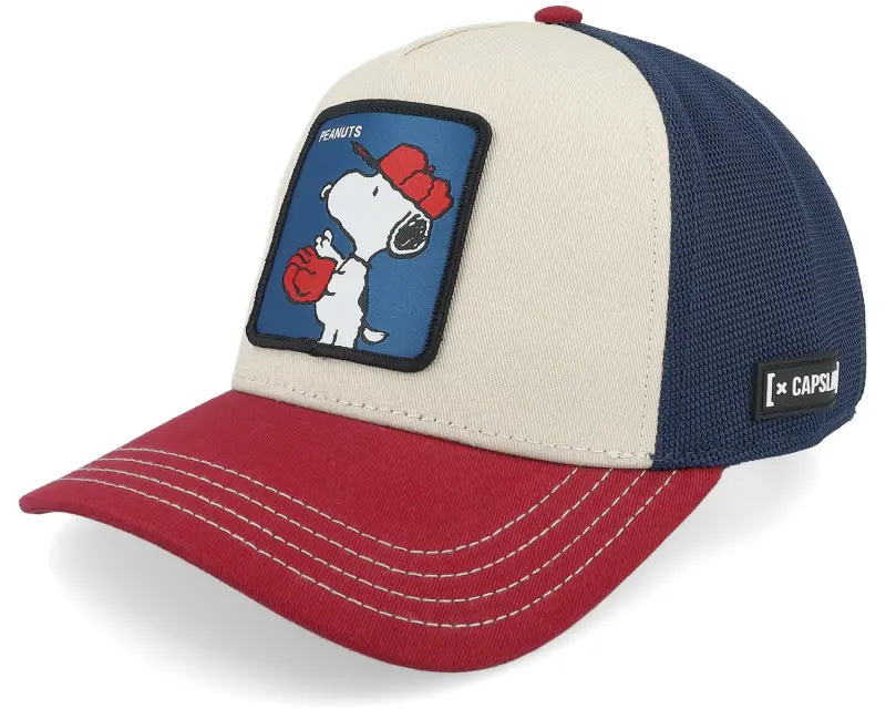 Capslab Peanuts Snoopy Blue/Red A-Frame Trucker online