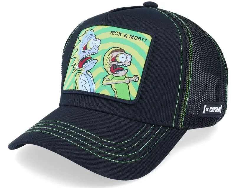 Capslab Rick & Morty Black Trucker online