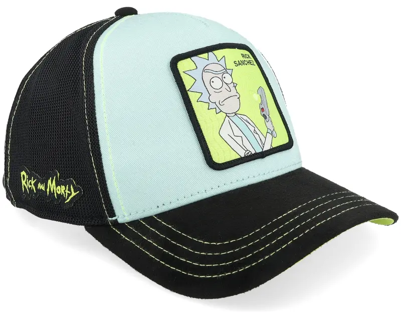 Capslab Rick & Morty Turqouise/Black A-Frame Trucker online