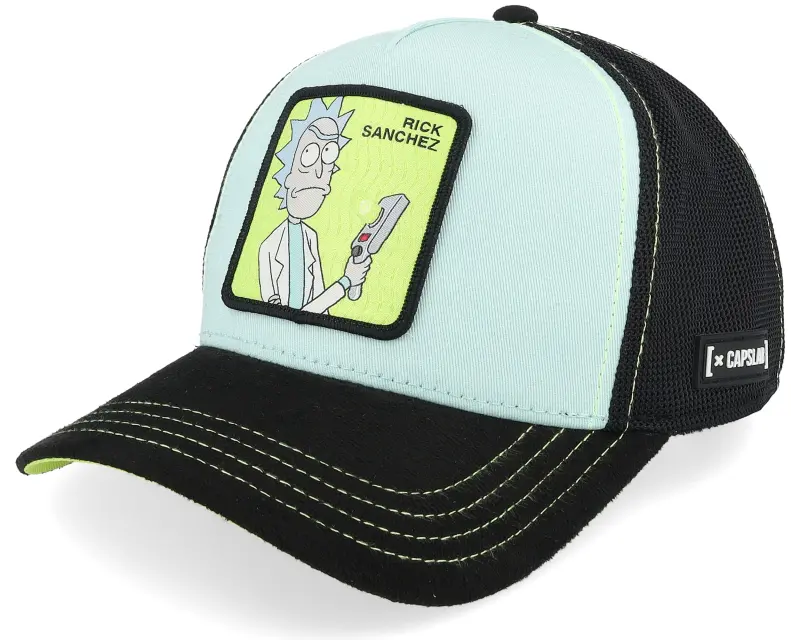 Capslab Rick & Morty Turqouise/Black A-Frame Trucker online