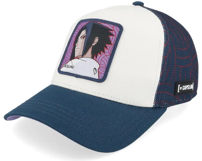 Capslab Sasuke White/Blue/Purple A-Frame Trucker online
