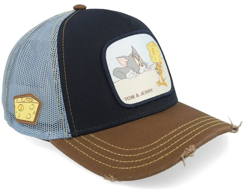 Capslab Tom & Jerry Blue/Brown A-Frame Trucker online