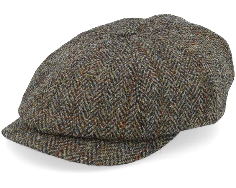 CTH Ericson Aaron Harris Tweed Green Ear Flap Flat Cap online