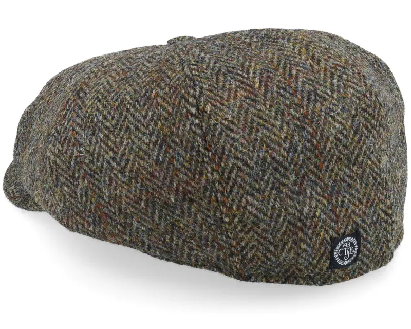 CTH Ericson Aaron Harris Tweed Green Ear Flap Flat Cap online