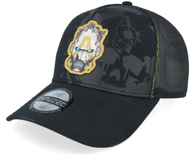 Difuzed Borderlands Black A-Frame Trucker online