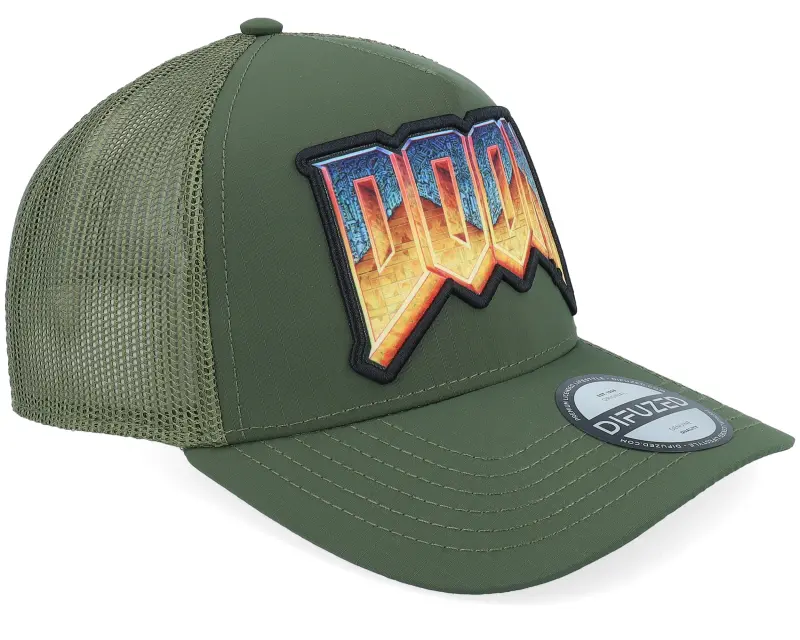 Difuzed Doom Cap Green Trucker online