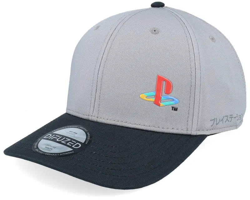 Difuzed Playstation Men’s Logo Grey/Vintage Black Adjustable online