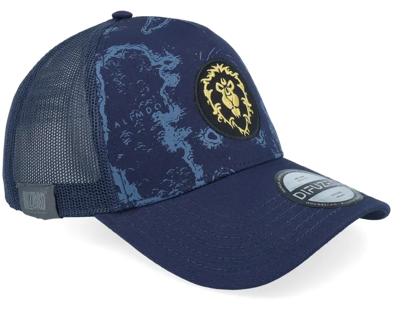Difuzed World Of Warcraft Alliance Cap Navy Trucker online