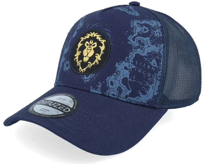 Difuzed World Of Warcraft Alliance Cap Navy Trucker online