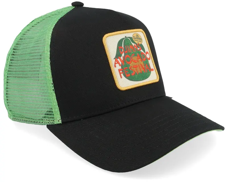 Djinns Hft Cap Avo Festival Black/Green A-Frame Trucker online