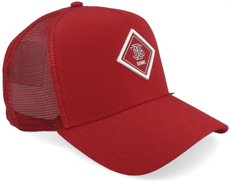 Djinns Hft Cap Big Ripstop Red A-Frame Trucker online