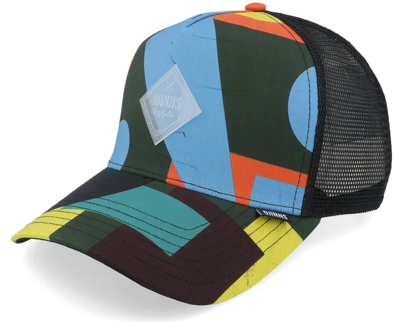 Djinns Hft Cap Geometric Dark A-Frame Trucker online
