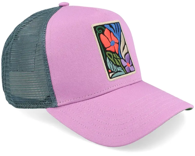 Djinns Hft Cap M-flowers Violet A-Frame Trucker online