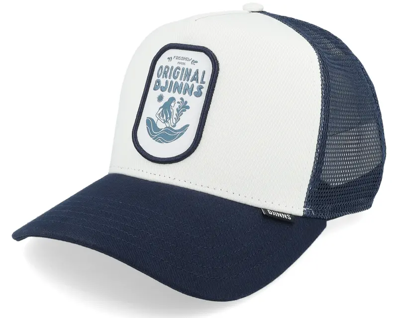 Djinns Hft Cap Original Djinns White/Navy A-Frame Trucker online