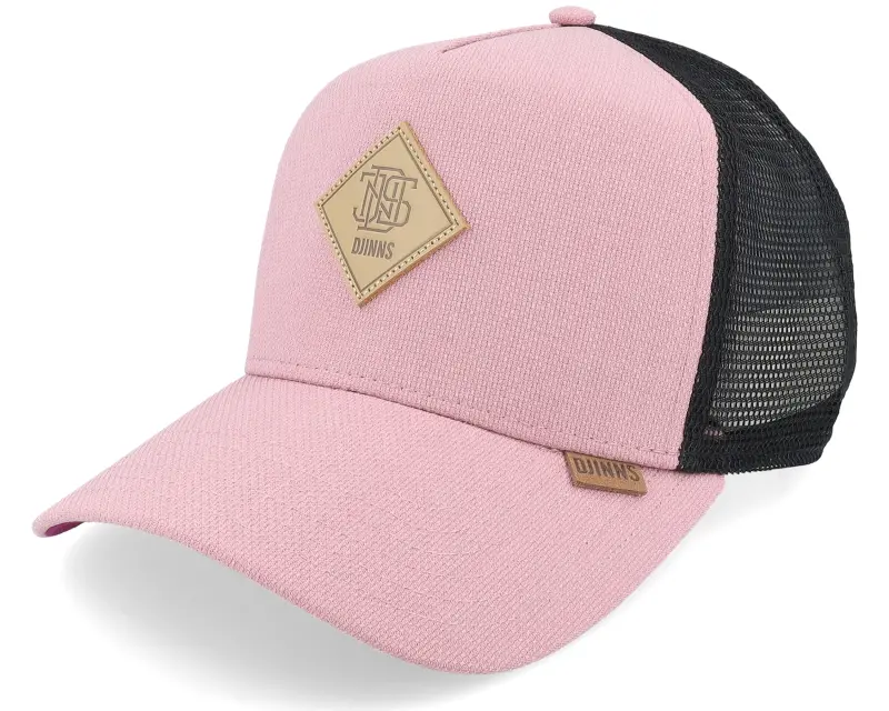 Djinns Hft Cap Plainlace Old Rose/Black A-Frame Trucker online