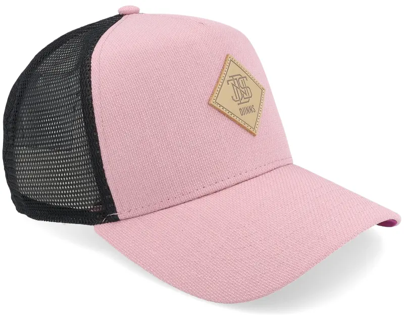 Djinns Hft Cap Plainlace Old Rose/Black A-Frame Trucker online