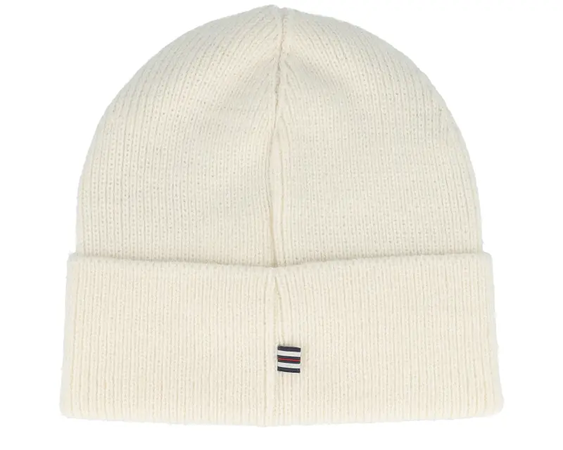 Fila Milano Mid Height Logo Knit Beanie Egret Cuff online
