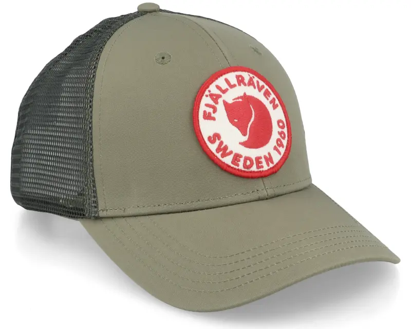 Fjällräven 1960 Logo Långtradarkeps Green Trucker online