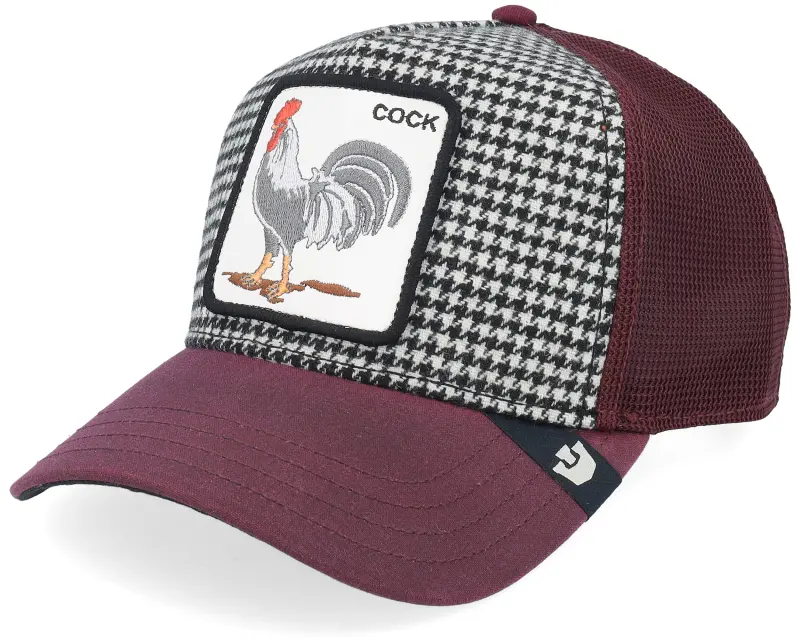 Goorin Dapper Rooster Houndstooth A-frame Trucker online