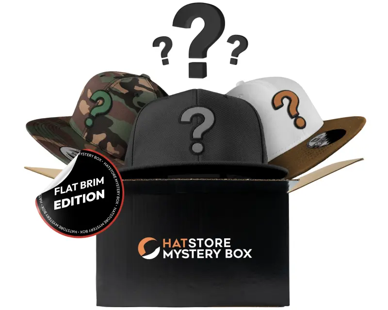 Hatstore Mystery Box 3-pack Flat Brim One Size online