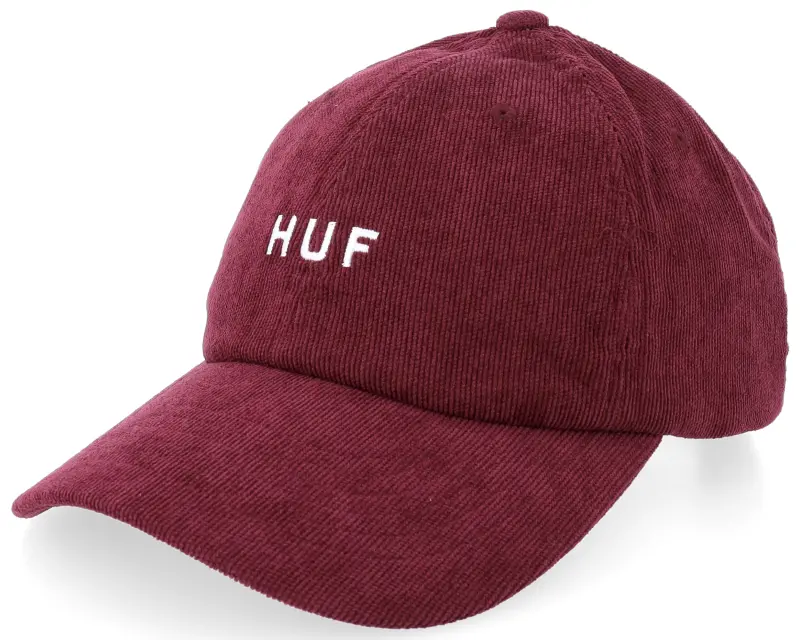 HUF Og Corduroy 6 Panel Cv Hat Deep Wine Dad Cap online