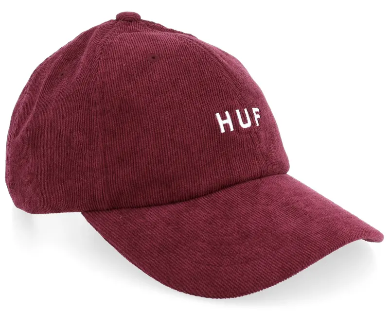 HUF Og Corduroy 6 Panel Cv Hat Deep Wine Dad Cap online