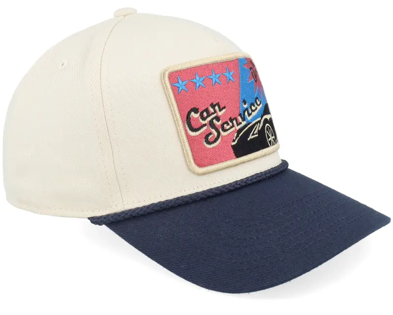 Iconic Car Service Sign Rope Stone/Navy A-frame Adjustabl online