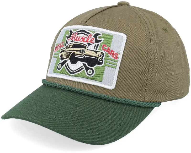 Iconic Real Muscle Cars Rope Dark Olive/Dark Green A-frame Adjustable online