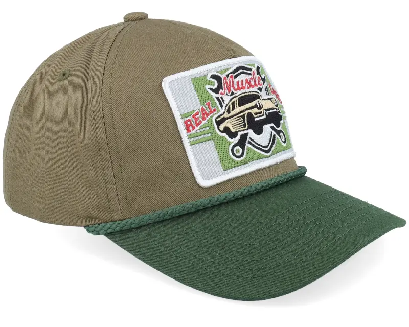 Iconic Real Muscle Cars Rope Dark Olive/Dark Green A-frame Adjustable online