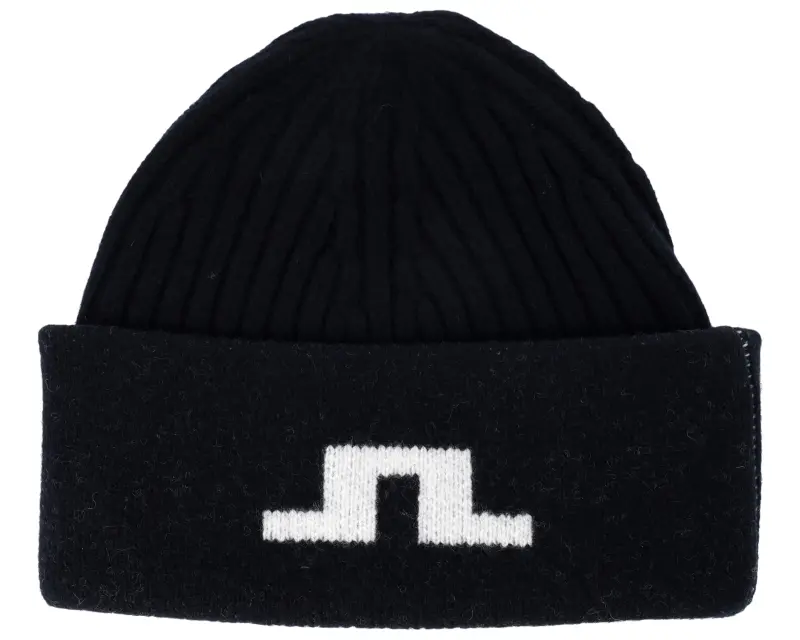 J.Lindeberg Arther Beanie Black Cuff online